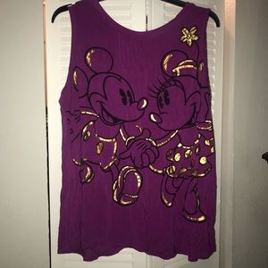 Disney Park Purple Tank Plus Size XXL